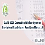 GATE 2025 Correction Window Extended Results on March 19
